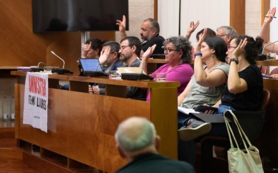 La Crida i Esquerra en un ple municipal | Roger Benet